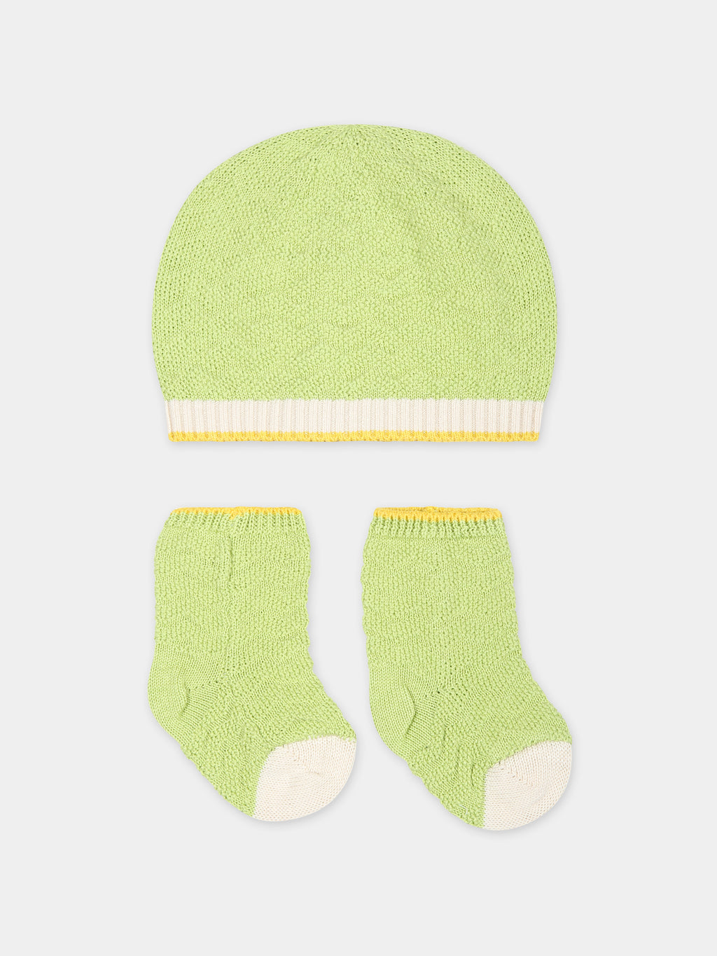 Ensemble vert pour bébé enfants avec logo